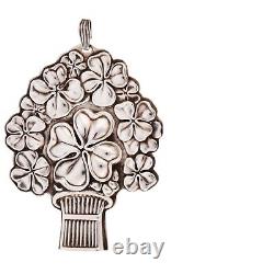 Reed Barton Sterling Silver Christmas Ornament Luck Whistle Ireland Irish Charm