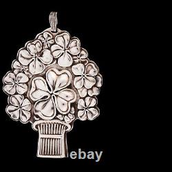 Reed Barton Sterling Silver Christmas Ornament Luck Whistle Ireland Irish Charm