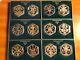 Reed and Barton 12 Days of Christmas Ornaments Complete in Boxes Gold/Silver