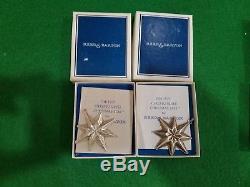 Reed and Barton Sterling Silver Christmas Star Ornament. Total 8