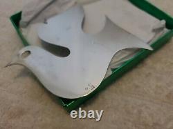 Retired JAMES AVERY Sterling Silver DOVE Christmas Ornament