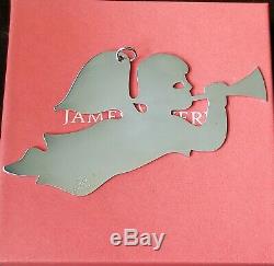Retired James Avery Sterling Silver Angel with Trumpet Christmas Ornament