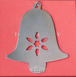 Retired James Avery Sterling Silver Bell Christmas Ornament