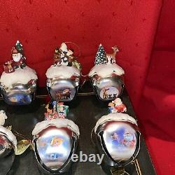 Rudolph the Red Nosed Reindeer-Sleigh Bell Ornaments-Ashton Drake Set Of 30