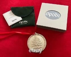 SPODE FIRST EDITION 2008 Sterling Silver Christmas Tree Ornament in Box. RARE