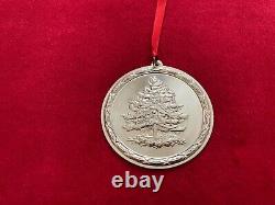 SPODE FIRST EDITION 2008 Sterling Silver Christmas Tree Ornament in Box. RARE