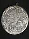 Sculpture Workshop Round Sterling Silver Ornament 1987 Christmas At Home