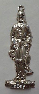 Set of 6 Oneida Sterling Silver Christmas Carol Character Ornaments
