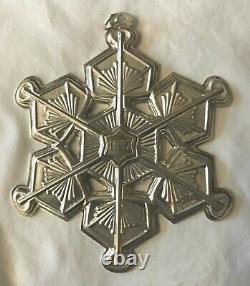 Set of 8 Gorham Sterling Silver Christmas Snowflakes Various Years (80s & 90s)