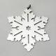 Snowflake Christmas Ornament James Avery Sterling Silver