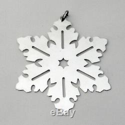 Snowflake Christmas Ornament James Avery Sterling Silver