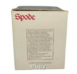 Spode Ornaments On The Tree Collection Perfect Present Hat Box Silver Blue Bow