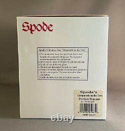 Spode Ornaments On The Tree Collection'perfect Present' Hat Box Original Box
