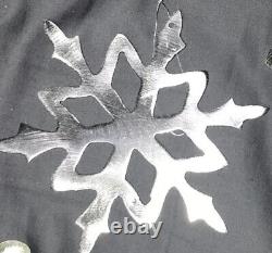 Steampunk Christmas Ornament Suncatcher Industrial Art 10 X Snowflakes Rare 5.5