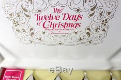 Sterling Silver 12 Days Of Christmas Ornaments Vtg Boxed Set Lot International