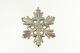 Sterling Silver 1990 Gorham 20th Anniversary Snowflake Christmas Ornament 00