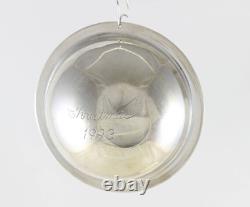 Sterling Silver 1993 Saturn Ball Christmas Ornament Annual-Edition Ornament