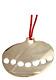 Sterling Silver Christmas Apple Ornament by Linda Lee Johnson