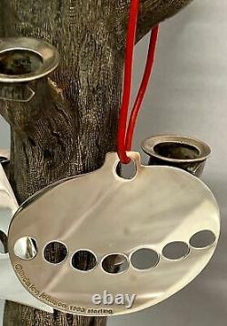 Sterling Silver Christmas Apple Ornament by Linda Lee Johnson