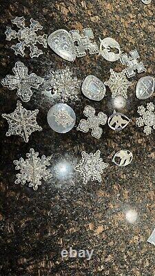 Sterling Silver Christmas Ornament Collection MINT RARE 53 Pieces 70'S 80'S