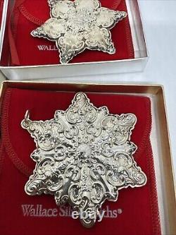 Sterling Silver Christmas Ornament Including Lunt, Wallace, Reeds&Barton 4 Ps