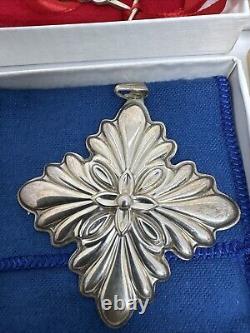 Sterling Silver Christmas Ornament Including Lunt, Wallace, Reeds&Barton 4 Ps