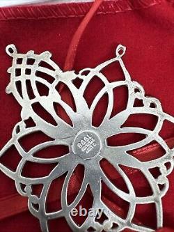 Sterling Silver Christmas Ornament Including Lunt, Wallace, Reeds&Barton 4 Ps