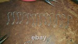 Sterling Silver Icicles 6 Christmas Tree Ornaments Hand Crafted Custom Made