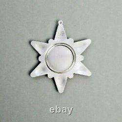 Sterling Silver Ornament First Gorham Snowflake Christmas 1970 Vintage Annual