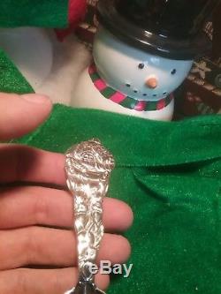 Sterling Silver Tiffany Christmas Ornament Santa Spoon Extremly Rare
