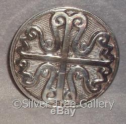 Stieff Steiff 1973 Smithsonian Sterling Ethiopan Coptic Cross Ornament Medallion