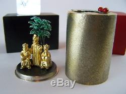 Stuart Devlin Sterling Silver & Gilt 1976 Kings Of Orient Christmas Box Exc Cond