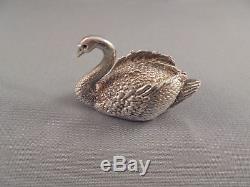 Studios of Harry Smith Sterling Silver Ltd Ed Swan Christmas Ornament in Box