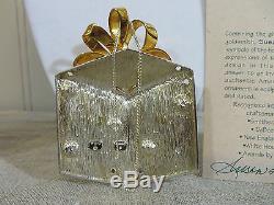 Susan Hannon Gorman Sterling Silver Christmas Gift Of Love Pendant Ornament Rare