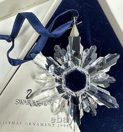 Swarovski #220073 Annual Edition 1998 Christmas Ornament! VINTAGE! MIB