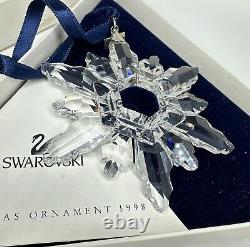 Swarovski #220073 Annual Edition 1998 Christmas Ornament! VINTAGE! MIB