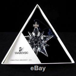 Swarovski Silver Crystal Christmas Ornament 2001 Annual # 267 941 Very Rare