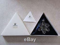 Swarovski Silver Crystal Swarovski Christmas Ornament 1996 Annual Code 199734