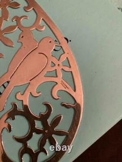 TIFFANY & CO Sterling Silver Christmas Ornament Two Turtle Doves RARE