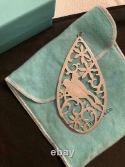 TIFFANY & CO Sterling Silver Christmas Ornament Two Turtle Doves RARE