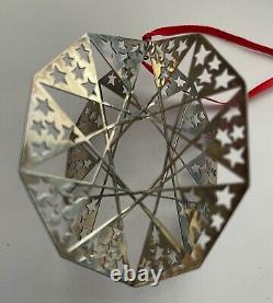 TJ Inman Sterling 3D Christmas Ornaments -Total 6