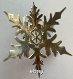 TJ Inman Sterling 3D Christmas Ornaments -Total 6