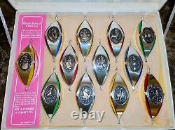 The Twelve Days Of Christmas Sterling Silver Ornaments 1972 Complete Set Rare