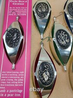 The Twelve Days Of Christmas Sterling Silver Ornaments By International Silver