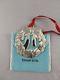 Tiffany Christmas Wreath Sterling Silver Christmas Ornament, New, Unused, withbag