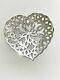 Tiffany&Co 3 Heart Snowflake Ornament Sterling Silver Christmas 1997