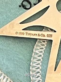 Tiffany & Co. 925 Sterling Silver Snowflake Star Christmas Ornament 1999