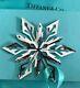 Tiffany & Co INTRICATE CHRISTMAS SNOWFLAKE STERLING 925 ORNAMENT 2021 Italy