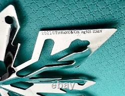 Tiffany & Co INTRICATE CHRISTMAS SNOWFLAKE STERLING 925 ORNAMENT 2021 Italy