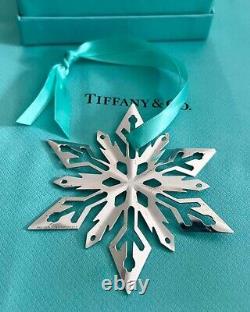 Tiffany & Co INTRICATE CHRISTMAS SNOWFLAKE STERLING 925 ORNAMENT 2021 Italy